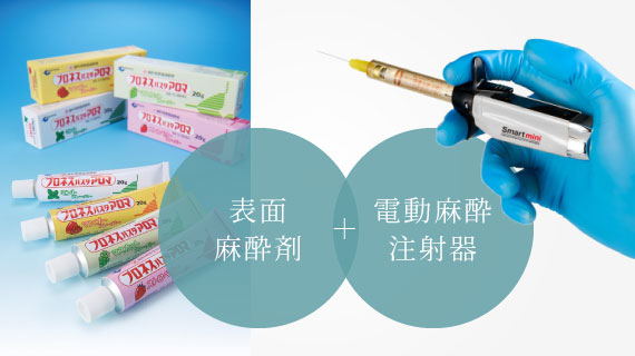 表面麻酔剤・電動麻酔注射器